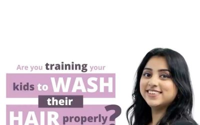 Are you training your kids to WASH their HAIR properly?