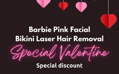 Our special Valentine’s treats — Barbie Pink Facial